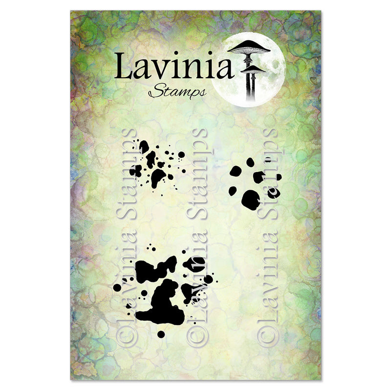 Lavinia - Clear Polymer Stamp - Paint Spatters - LAV1002