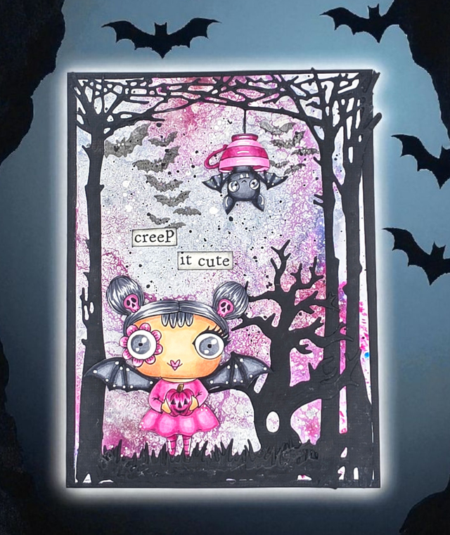 AALL & Create - A7 - Clear Stamps- 1299 - Janet Klein - Fright Bites