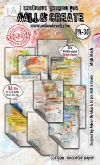 AALL & Create - Design Papers - A6 - PA-30 - Mish Mash - Autour De Mwa