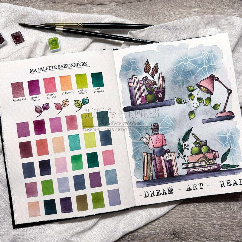 Chou & Flowers - Clear Stamps - A6 - The Woods - To Tell You