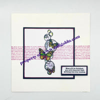 IndigoBlu - A6 - Mike Deakin Art - Cling Mounted Stamp - Soft Wings