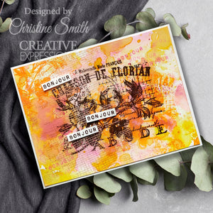 Creative Expressions - A6 - Clear Stamp Set - Sam Poole - Fleur