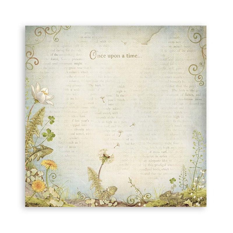 Stamperia - 8 x 8 - Paper Pad - Hidden Grove