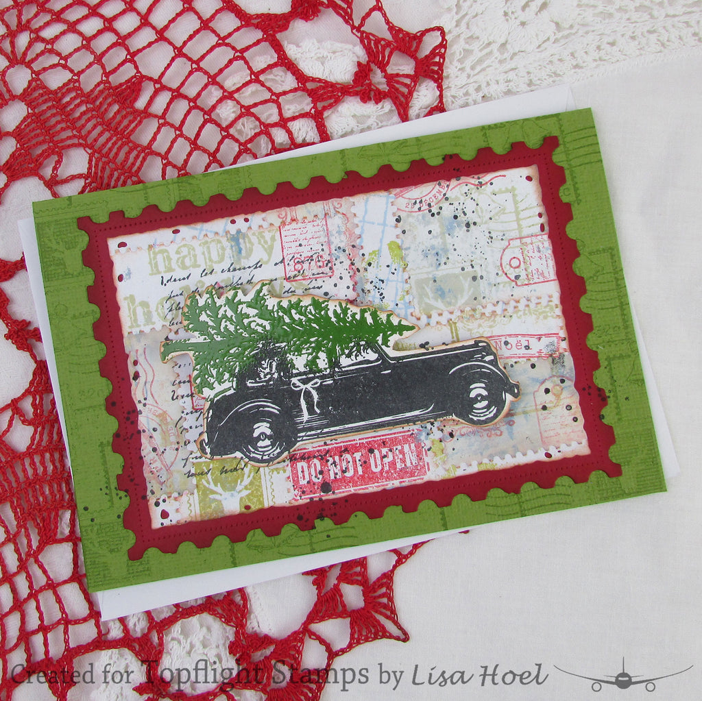 PaperArtsy - Hot Picks XMAS 10 - Rubber Cling Mounted Stamp Set