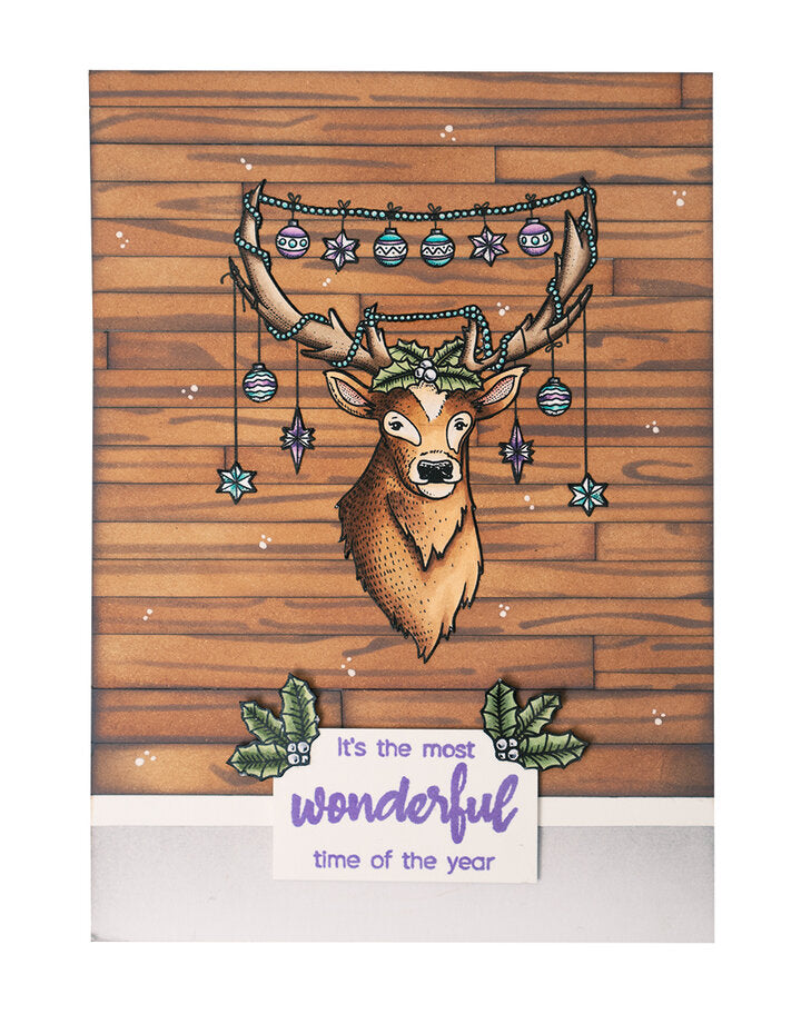 Studio Light - Clear Stamp - Christmas Deer - Laurens Van Gurp