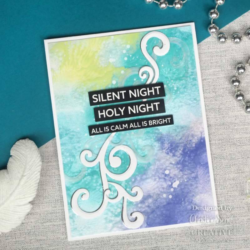 Creative Expressions - Wordies Sentiment Sheets - Christmas Blessings