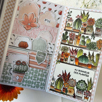 Chou & Flowers - Clear Stamps - A6 - Cactus Lover