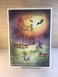 Katkin Krafts - Clear Photopolymer Stamps - Home Sweet Home