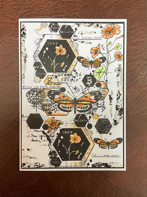 AALL & Create - A7 - Clear Stamps - 929 - Tracy Evans - Garden Hex