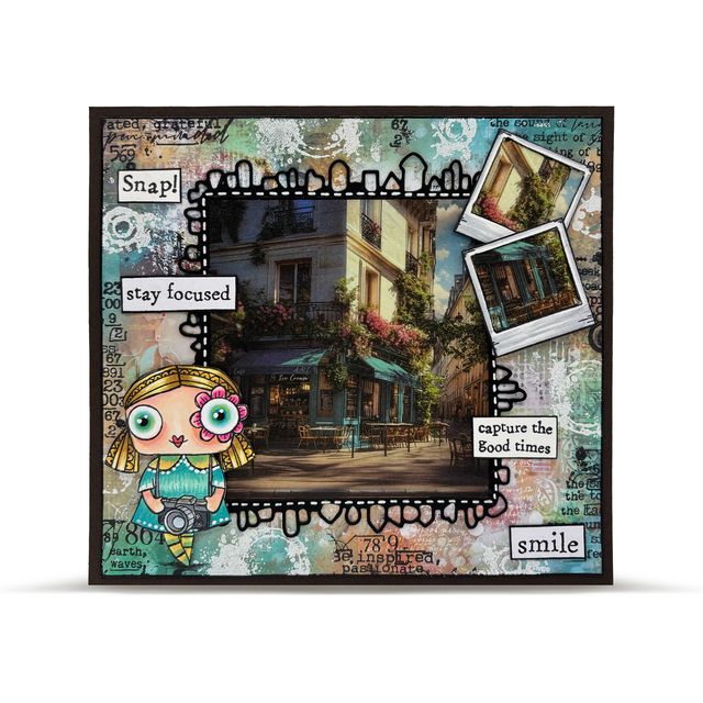 AALL & Create - Washi Tape - 134 - Artour de Mwa - Terrasse Fleurie