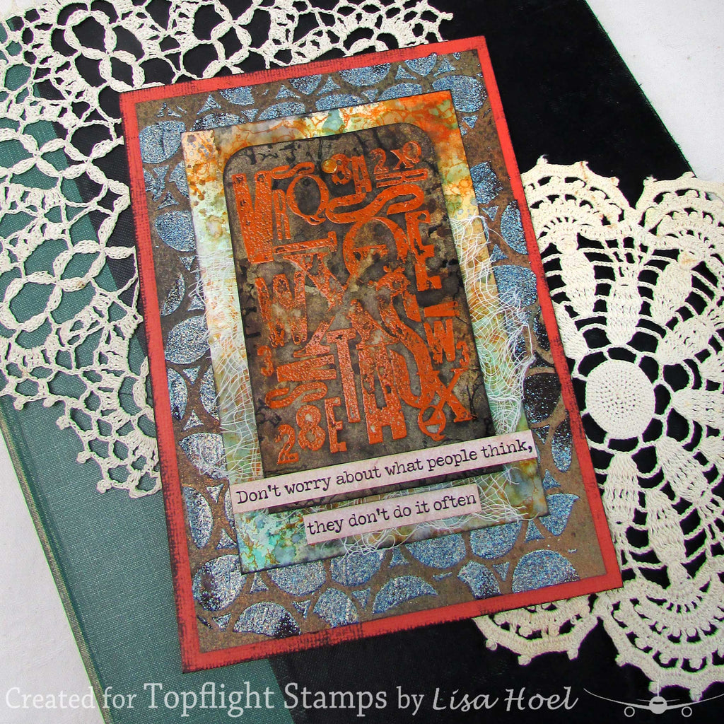 Tracy Evans Boutique Designs - Clear Stamps - A7 - Bubbles - TE34
