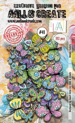 AALL & Create - Ephemera Die-Cuts - 41 - Janet Klein - Mosaic Feelers