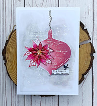 Tracy Evans Boutique Designs - Snippet Stencil - 4 x 4 - Bauble (Cut out included)