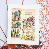 Chou & Flowers - Clear Stamps - A6 - Cactus Lover