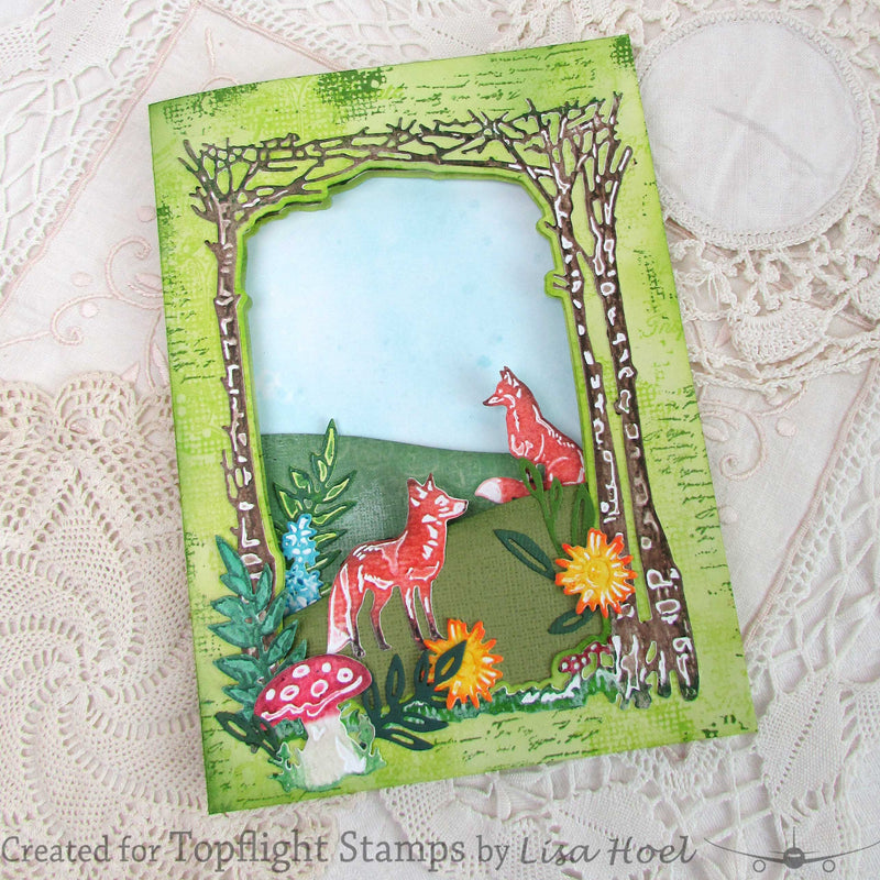 AALL & Create - Clear Border Stamp - #150 - Create It Grunge