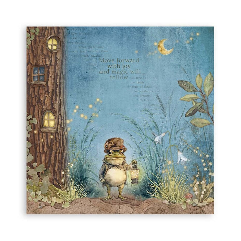 Stamperia - 8 x 8 - Paper Pad - Hidden Grove