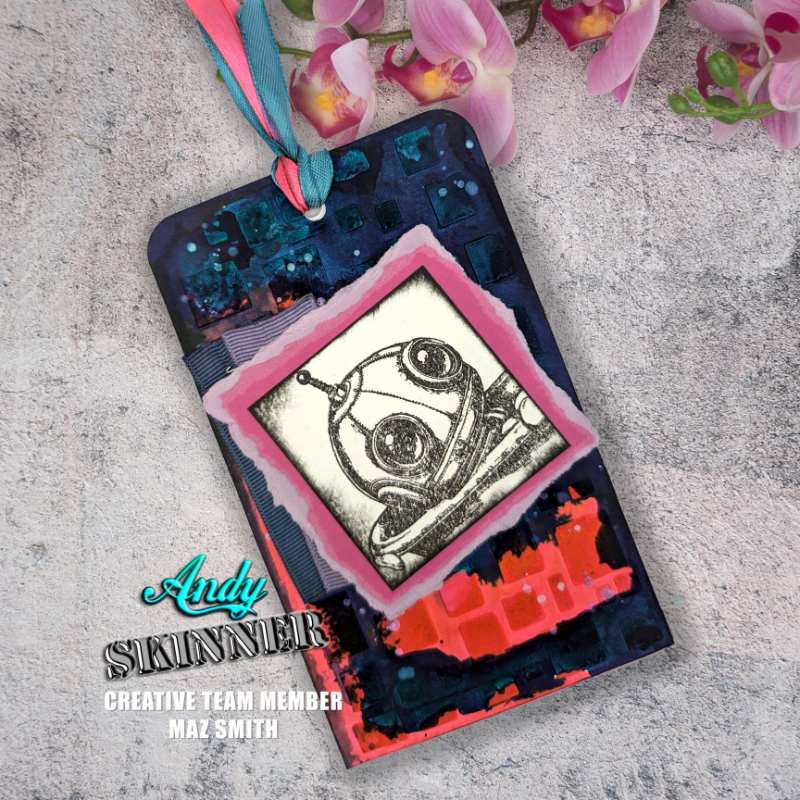 Creative Expressions - Rubber Cling Stamp - Andy Skinner - Bot-ology Wash Your Worries Away