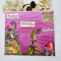 Chou & Flowers - A8 - Clear Stamps - The Woods - Mini Mushroom