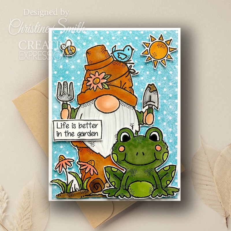 Woodware - Clear Stamps - A6 - The Gardener Gnome