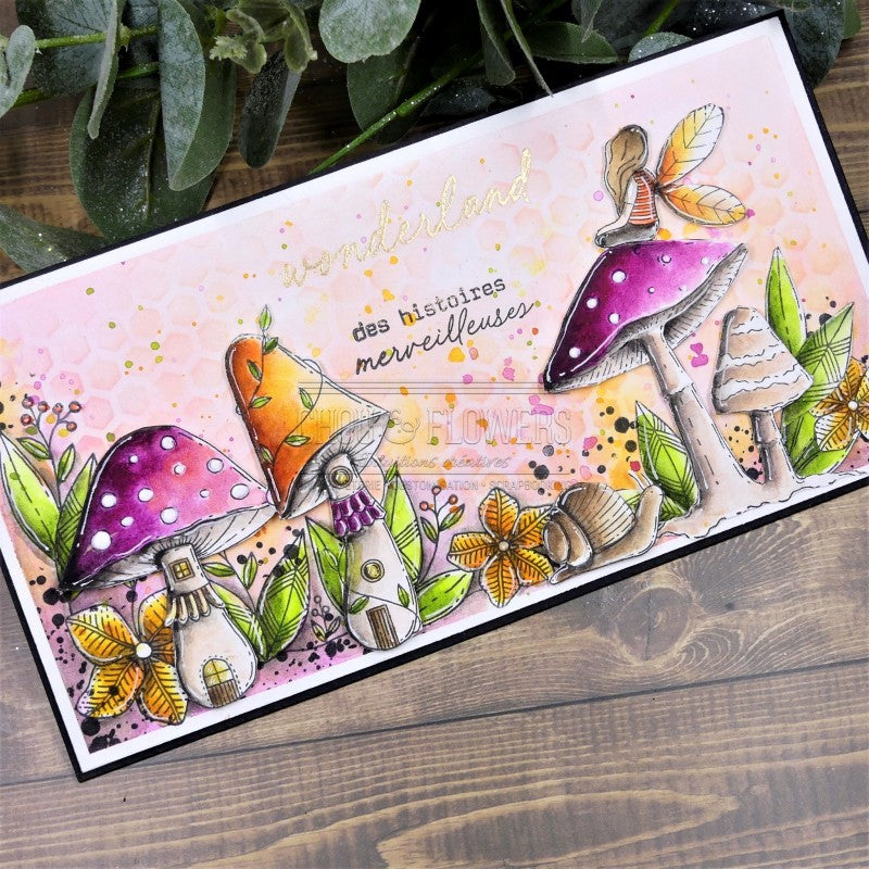 Chou & Flowers - Clear Stamp - The Snail