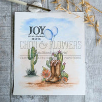 Chou & Flowers - Clear Stamps - Western Alphabet