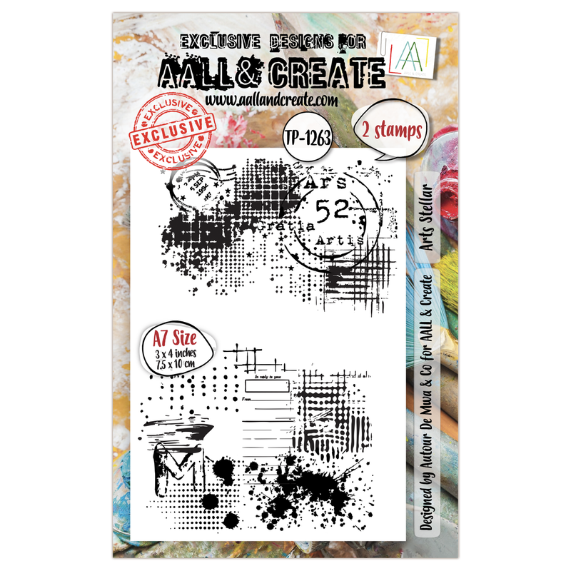 AALL & Create - A7 - Clear Stamps - 1263 - Autour De Mwa - Arts Stellar