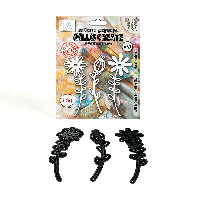 AALL & Create - Die Set - 52 - Floral Fantasy