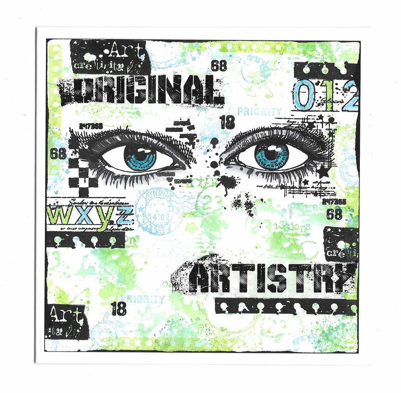 AALL & Create - A8 - Clear Stamps - 1154 - Autour De Mwa - Eyeful