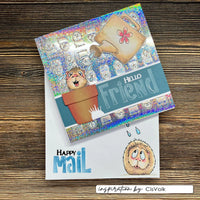 Vaessen Creative - Carla Creates - Clear Stamp Set - Guinea Pigs 4