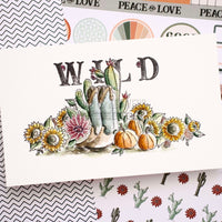 Chou & Flowers - Clear Stamps - Western Alphabet