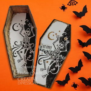 Creative Expressions - 4 x 8 - Clear Stamp Set - Designer Boutique - Spooky Borders