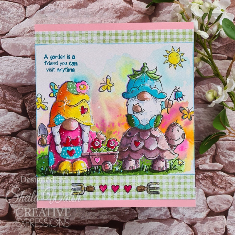 Woodware - Clear Stamps - A6 - Green Fingers Gnome