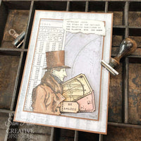 Creative Expressions - A6 - Rubber Stamp - Sam Poole - Mr. Foreteller