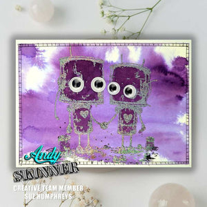 Creative Expressions - Rubber Cling Stamp - Andy Skinner - Bot-ology Better Together