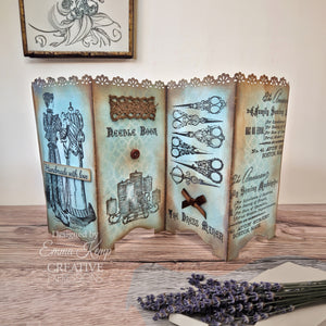 Creative Expressions - Stencil 6 x 6 - Taylor Made Journals - Lace Crochet