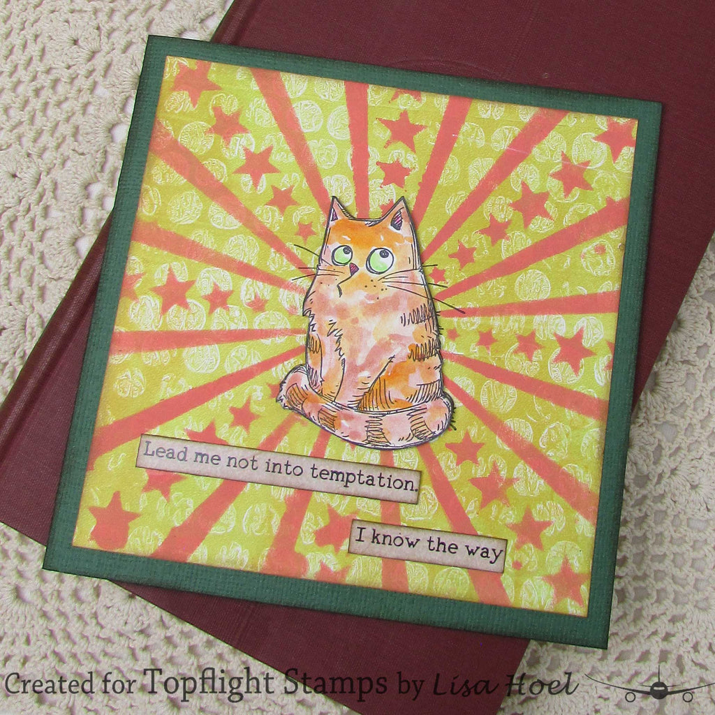 Katzelkraft - A5 - KTZ152 - Unmounted Red Rubber Stamp Set - Les Chats - Cats