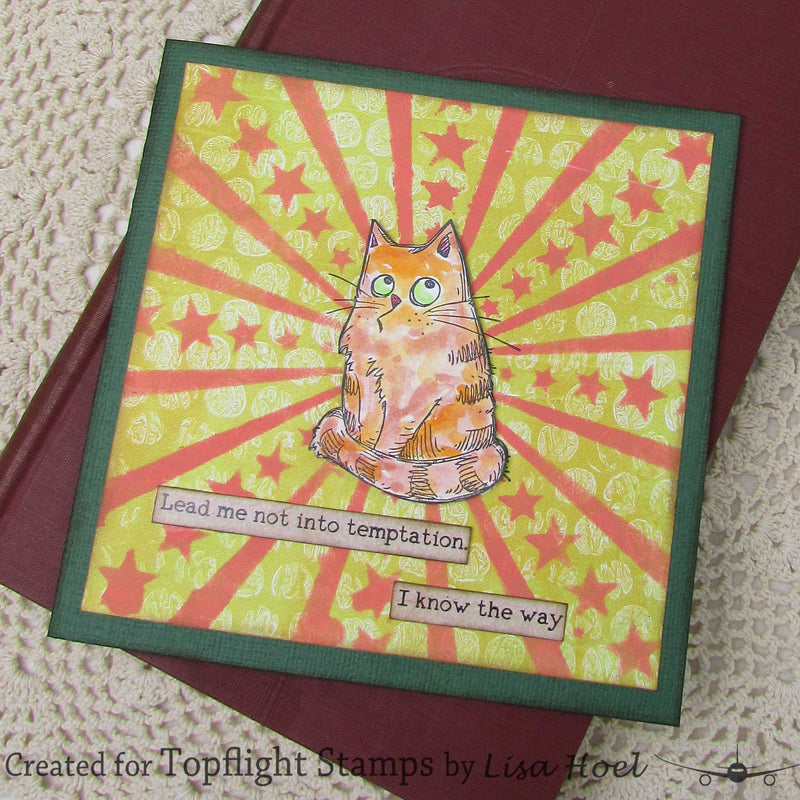 Katzelkraft - A5 - KTZ152 - Unmounted Red Rubber Stamp Set - Les Chats - Cats