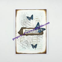 IndigoBlu - A6 - Mike Deakin Art - Cling Mounted Stamp - Journaling Textures 1