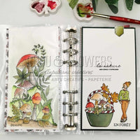 Chou & Flowers - Clear Stamps - A6 - The Woods - To Tell You