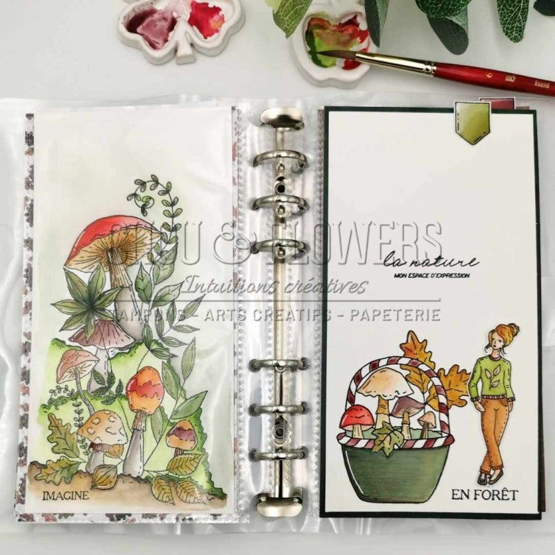 Chou & Flowers - Clear Stamps - A6 - The Woods - To Tell You