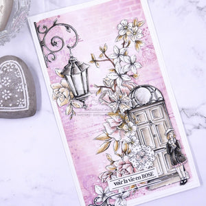 Chou & Flowers - Clear Stamps - The Lantern - VIC123