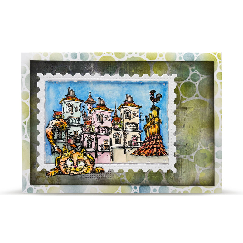AALL & Create - A6 - Clear Stamps - 1274 - Author De Mwa - Curious Roofer