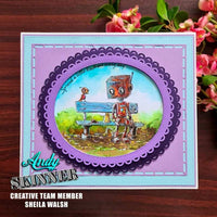 Creative Expressions - Rubber Cling Stamp - Andy Skinner - Bot-ology Spread A Little Kindness