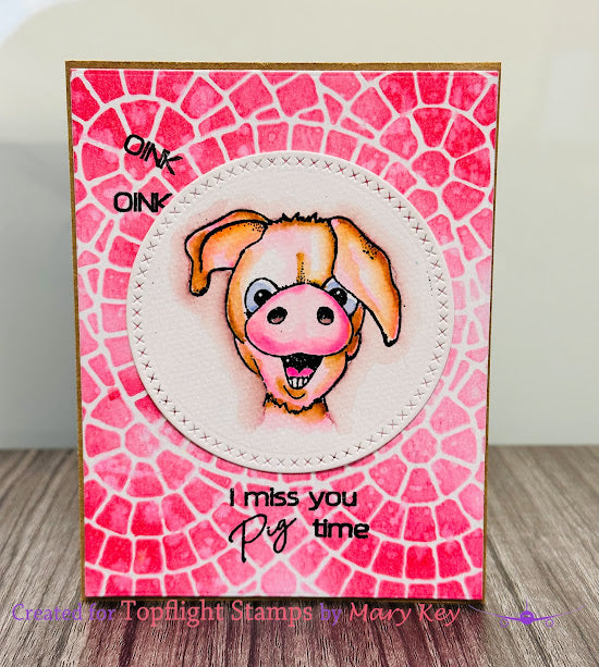 Craft Emotions - A6 - Clear Polymer Stamp Set - Carla Creaties - Funny Animals 1