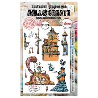 AALL & Create - A6 - Clear Stamps - 1274 - Author De Mwa - Curious Roofer