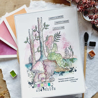 Chou & Flowers - A8 - Clear Stamps - The Woods - Mini Mushroom