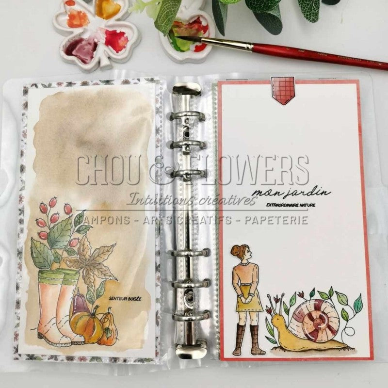 Chou & Flowers - Clear Stamps - A6 - The Woods - To Tell You