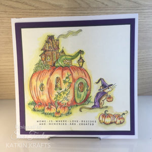 Katkin Krafts - Clear Photopolymer Stamps - Home Sweet Home