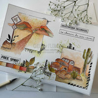 Chou & Flowers - Clear Stamps - A6 - In The Wild