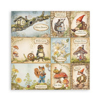 Stamperia - 8 x 8 - Paper Pad - Hidden Grove